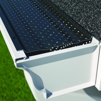 Gouttière filtrante en maille perforée en aluminium pour toiture avec protection anti-feuilles et service de découpe
