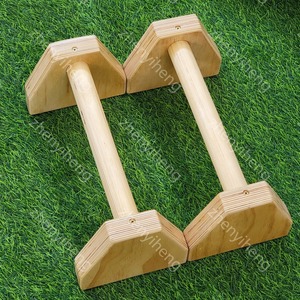 Home Workout Mini Wood Handle Pushup Bars Strength Wooden Parallettes <strong>Push</strong> <strong>up</strong> Bar <strong>Push</strong>-<strong>up</strong> Stands - Product Image 1