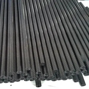 Dongguan factory t300 toray prepreg 3k carbon fiber rolling wrapped tubes poles for rc octocopter