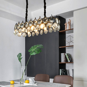 Elegant Modern Crystal Chandelier with Glass Beads for Home <strong>Office</strong> Dining Room Hotel Lobby Wedding Venue <strong>Lighting</strong> <strong>Fixtures</strong> - Product Image 4