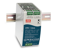 Meanwell Nouveau Lancement DRC-180A 180W Sans Coupure Alimentation Sortie Unique Alimentation Avec Chargeur de Batterie