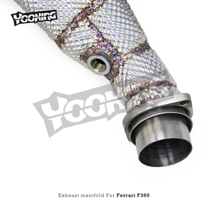 OEM Heat Shield Stainless Steel Free Flow Exhaust Pipe for Ferrari 360 F360 3.6L 2003-2005 Exhaust Manifold Header - Product Image 3
