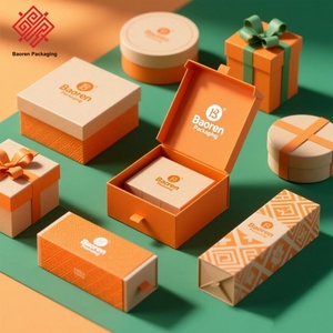 Baoren Haut de Gamme Écologique Impression Personnalisée Spirituel Moyennes Petites Boîtes d'Emballage Carrées Organisées Boîtes Cadeaux d'Entreprise - Product Image 1