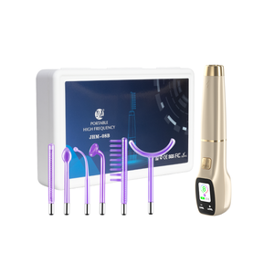 Dispositif à haute fréquence portatif de baguette de thérapie de peau 6 en 1 avec les attaches multiples d'électrode pour le visage et le cuir chevelu - Product Image 1