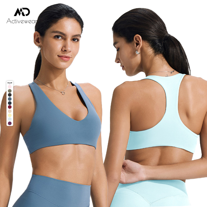 Popular Sports Bra Yoga Bra I-shaped Back Shockproof Anti-sagging Running Training Fitness Wear
