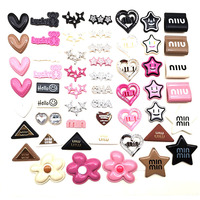 Accessoires DIY coréens : Patchs en perles de résine, motifs étoile, cœur, nœud papillon, petites fragrances colorées, pour coiffes, épingles à cheveux et coques de téléphone portable