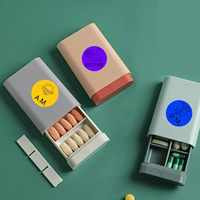 Autocollants et étiquettes de médicaments durables pour boîtes à pilules, gouttes pour les yeux et planificateur de rappel hebdomadaire