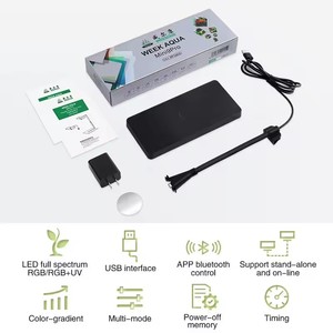 WEEK AQUA Mini 9 pro Paysage <span class=keywords><strong>Aquarium</strong></span> <span class=keywords><strong>Led</strong></span> Lumière Micro Spectre Complet Clip sur Fish Tank Plante Cultiver <span class=keywords><strong>Lampe</strong></span> - Product Image 6