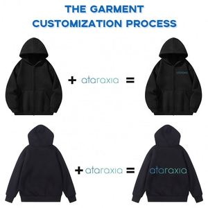 Sweat à capuche zippé en coton d'automne avec logo personnalisé, fabricant essentiel de sweat à capuche, logo personnalisé, vestes pour hommes - Product Image 5