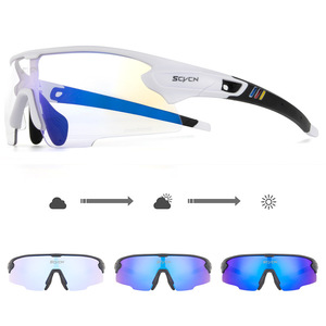 Gafas de Ciclismo Fotocromáticas Scvcn, Semimontura, Resistentes al Viento, para Deportes al Aire Libre - Product Image 1