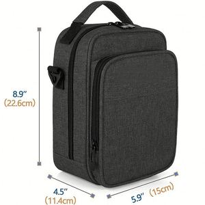 Sac de rangement isotherme médical en polyester avec fermeture éclair pour fournitures diabétiques et 15 compartiments, grand sac de voyage - Product Image 2
