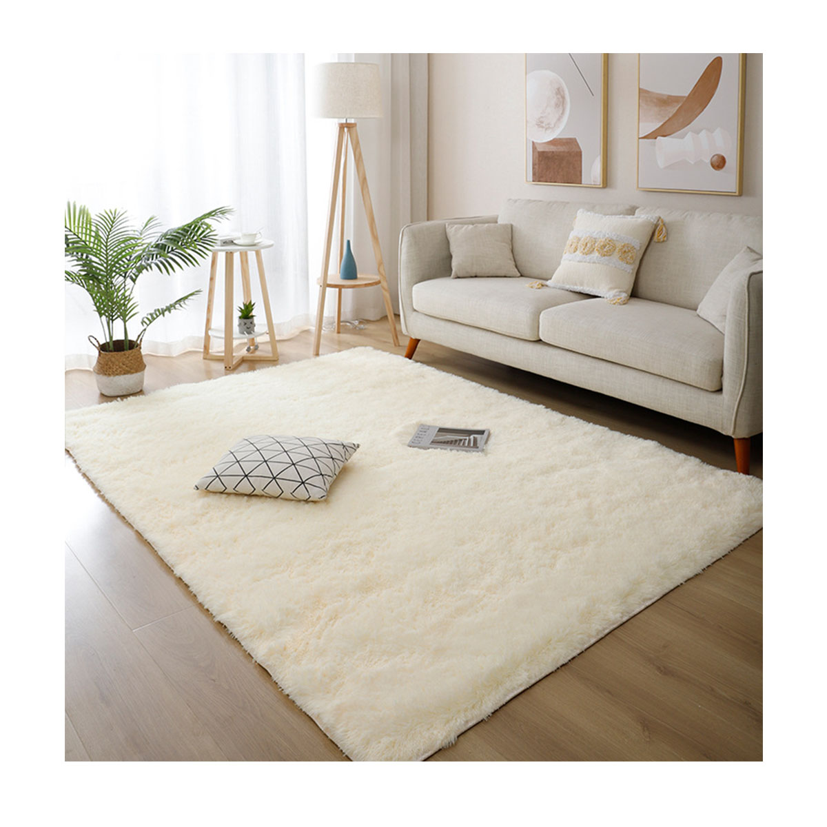 Ins Fashion Soft Carpet Non-slip Home Bedroom Living Room Home Decoration Super Soft Carpet
