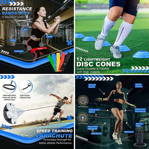 Kit CZFIT de Conos y Escalera, Equipo de Gimnasio para Entrenamiento de Velocidad y Agilidad, Accesorios para Fútbol, Equipo de Ejercicio y Fitness Unisex - Product Image 6
