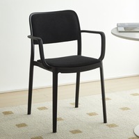 Chaise de loisirs moderne nordique, mobilier de maison, empilable, mobile, tabouret de salle à manger en plastique souple