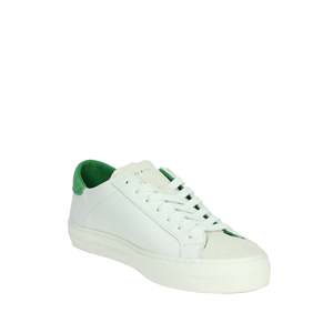 D.A.T.E. Zapatillas Donna W401-HL-VD-WG Blancas y Verdes de Lona, Calzado Moderno - Product Image 5
