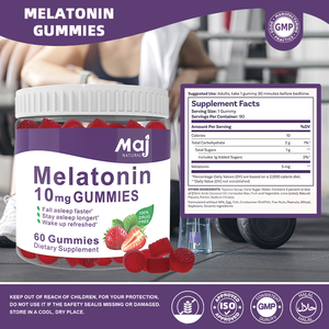 Auf Lager: Schlaf-Gummibärchen-Nahrungsergänzungsmittel mit <span class=keywords><strong>Melatonin</strong></span> 10mg für Erwachsene, Vegane Bio-Vitamin-<span class=keywords><strong>Melatonin</strong></span>-Gummis zur Schlafunterstützung - Product Image 3