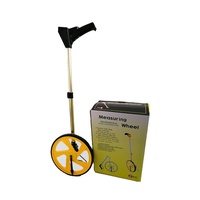 Outils à main de qualité industrielle Roue de mesure de distance durable Poignée pliante en acier ABS Emballage de boîte