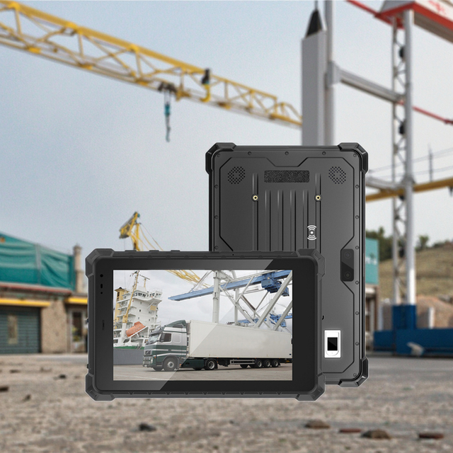 11 OS 10 Inch Rugged Tablet with 8GB + 128GB ROM Barcode Scanner Terminal IP68 Waterproof Industrial Computer in Stock