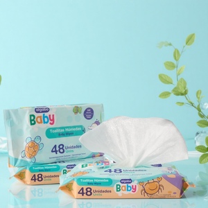 Lingettes pour bébé Uni Quality, 48 unités, sans alcool, testées dermatologiquement pour bébés - Product Image 5