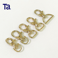 TANAI – Accessoire de lanière 9/13/16/25 mm, mousqueton pivotant, fermoir mousqueton, crochet à pression, quincaillerie métallique pour sac, pour bricolage et ornements de porte-clés