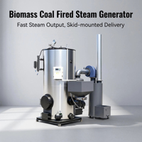 Générateur de vapeur vertical LSG-210kW, système de chauffage complet pour l'usine alimentaire d'Asie du Sud-Est