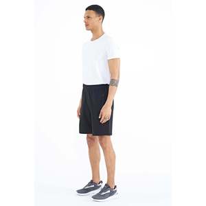 Shorts noirs à poches pour homme Air Jones Ryan - Coupe standard - Vêtements de sport décontractés en mélange de coton pour le sport et le confort estival - Product Image 6