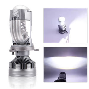 หลอดไฟหน้าเลนส์ LED 120W 12V H4 6000K M01U ลำแสงสูงต่ำไฟหน้ารถยนต์รถจักรยานยนต์12000LM - Product Image 6