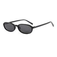 77243 Kacamata Hitam Wanita Bingkai Kotak Kecil Terbaru UV400 Desain Retro Fashion Trendi PC Universal Gafas De Sol Kustomisasi Logo