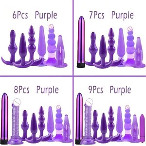7 unids/set Tpe SM Anal Plug Toys Set <span class=keywords><strong>Kit</strong></span> de productos sexuales - Product Image 5