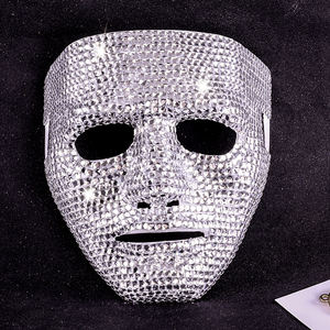 थोक पूर्ण चेहरा चेहरा पार्टी मास्क कॉन्सर्ट मॉडल वॉक शो हेलोलीन जन्मदिन क्रिसमस कॉस्प्ले बॉल डायमंड मास्क - Product Image 1