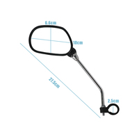 Superbsail vtt vélo large gamme rétroviseur réglable gauche Scooter E Bike miroir vélo guidon rétroviseur