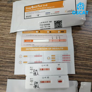 OSCAT 하이 퀄리티 EX-RTK-4 동물 용 장비 고양이 고양이 고양이 혈액 타이핑 키트 개 및 애완 동물 진단 고양이 혈액 그룹 테스트 카드 - Product Image 2