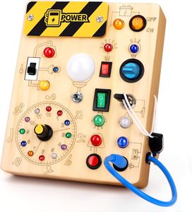 Tavola delle Attività per Bambini - Giocattolo Educativo Montessori per Bambini e Bambine da 1 a 3 Anni |   Attività sensoriale didattica ideale per i viaggi - Product Image 1
