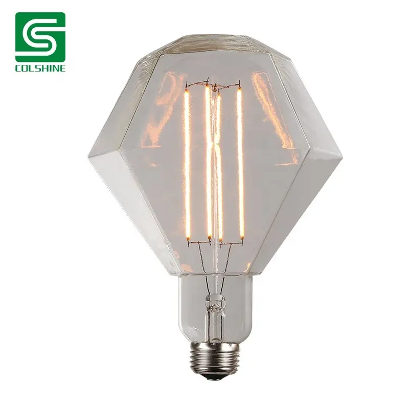 LED Filament Bulb ST64 Vintage 3000k E27 Base Lamp - Warm White 4 Watts