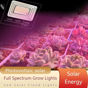 Lampe de culture <span class=keywords><strong>LED</strong></span> à énergie solaire 100w 200w Spectre complet Plantes d'intérieur et d'extérieur Fleurs <span class=keywords><strong>Semis</strong></span> Éclairage Projecteurs pour la culture - Product Image 3