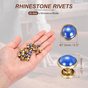 PATIKIL Mm Turquoise – Kits de rivets rapides, rivets à double capuchon pour le cuir, pour la fabrication artisanale et la réparation - Product Image 2