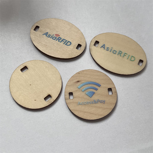 Logotipo a prueba de agua impreso Control de acceso inteligente Lf 125Khz <span class=keywords><strong>Rfid</strong></span> Em4200 muñeca etiquetas de madera totalmente compatibles con EM4100 EM4102 - Product Image 3