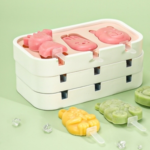 Forma de Sorvete Portátil e Segura em Silicone de Grau Alimentício, Capacidade de <span class=keywords><strong>500ml</strong></span>, Tampa para Picolé, Caixa DIY Reutilizável para Congelador - Product Image 3