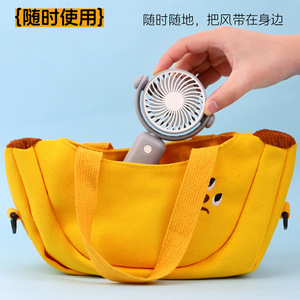 Ventilateur portatif à main, réglable à 180 degrés, rechargeable par USB, avec fonction oscillante, pour une utilisation en extérieur - Product Image 5