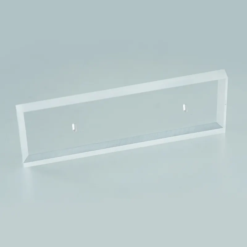 光学機器用光学ガラスBK7長方形ミシン目保護窓工場最高品質