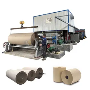 Durable Fluting Waste Paper Cartons Recycling Machine Mill Craft Cylinder Mould Roll Paper Making Machine