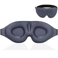 Masque pour les yeux en mousse 3D profilée, occultant, personnalisable, pour voyage, vente en gros, marque privée