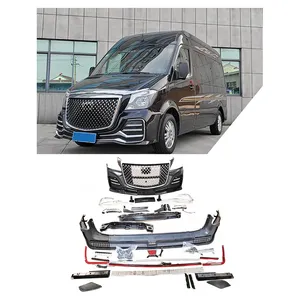 Hot Selling Auto Modificatie Voorbumper Achterbumper Grille Oud Naar Nieuwe Upgrade Body Kit Voor Mercedes Benz Sprinter 2014-2019