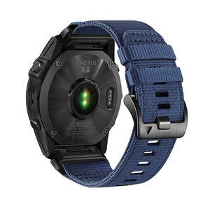 Bracelet de montre tactique en nylon à dégagement rapide 22 mm/26 mm pour Garmin <span class=keywords><strong>Tactix7</strong></span> Pro Fenix 8 Series - Product Image 3