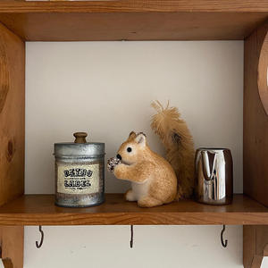 2025 Offre Spéciale créatif en peluche Simulation écureuil jouet usine en gros noël mousse ornement décoration - Product Image 3