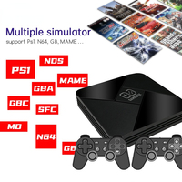 Boîte de jeu G5 9.1 Système Android Contrôle sans fil HD 4K Super Console Boîte de jeu vidéo 50+ émulateurs 40000+ jeux rétro avec boîte TV