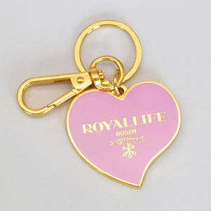 Biểu Tượng Tùy Chỉnh Thời Trang Sáng Tạo Dễ Thương Keyring Mặt Dây Chuyền Trái Tim Kẽm Hợp Kim Kim Loại Men Keychain Cho Món Quà Lưu Niệm - Product Image 2