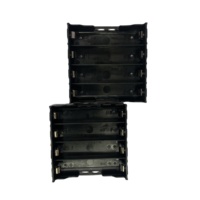 Beilamoo BH-18650-4P 4 Sel 18650 Tempat Baterai Lithium-ion 3.7V dengan Penyangga Plastik ABS+PC dan Pin PC
