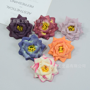 ดอกกุหลาบประดิษฐ์หลากสี Dongchen Crafts น้ำหนัก 3.3 กรัม สำหรับตกแต่งงานแต่งงานและบ้าน - Product Image 3
