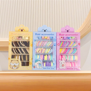 Set Regalo di Accessori per <span class=keywords><strong>Capelli</strong></span> Stile Coreano per Bambine, Elastici e Fermagli Boutique per Feste - Product Image 1